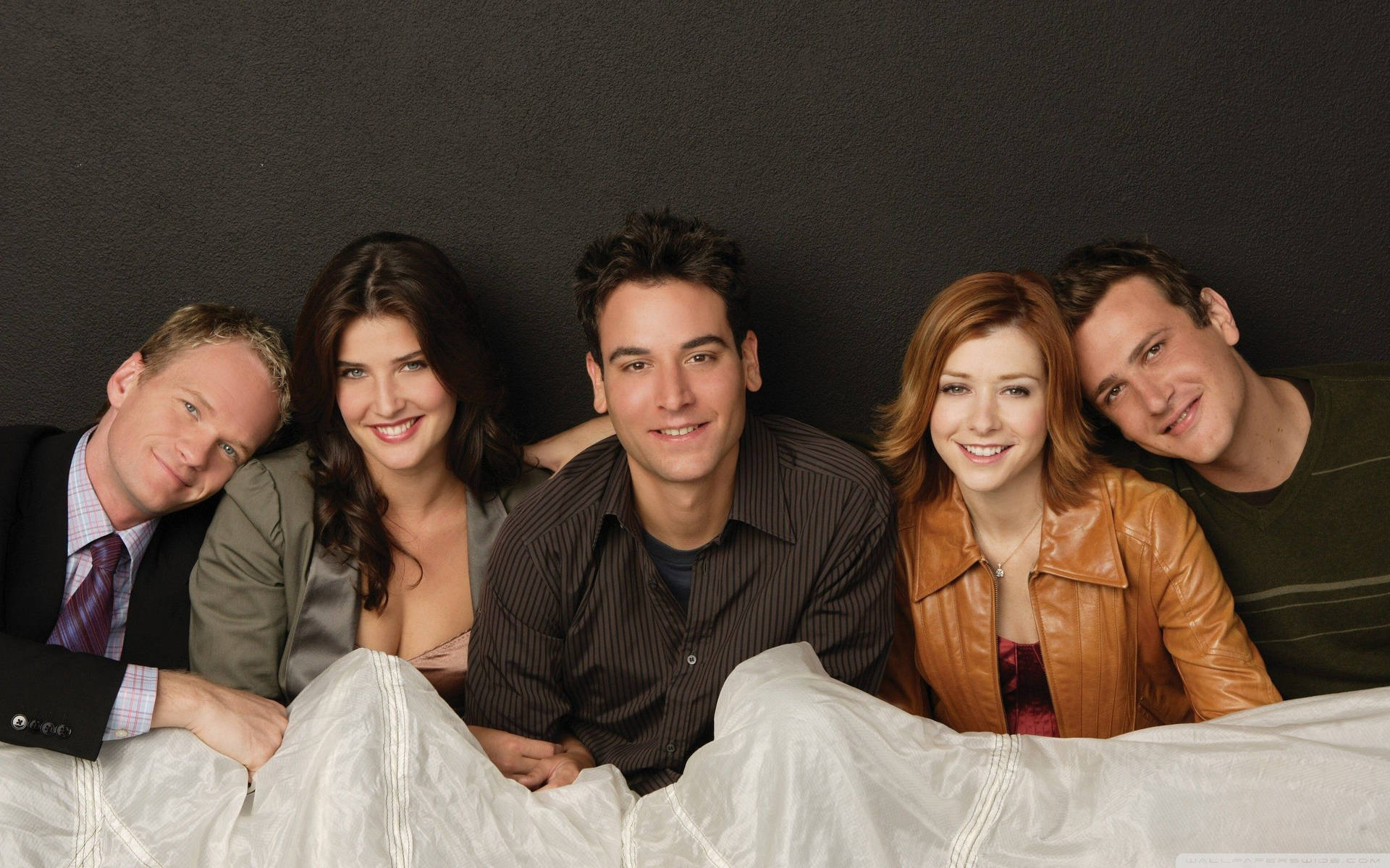 How I Met Your Mother Lily Aldrin And Cast Wallpaper