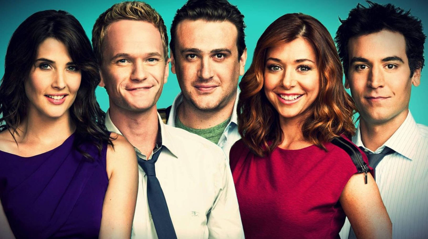 The central characters of the hit TV show "How I Met Your Mother" Wallpaper