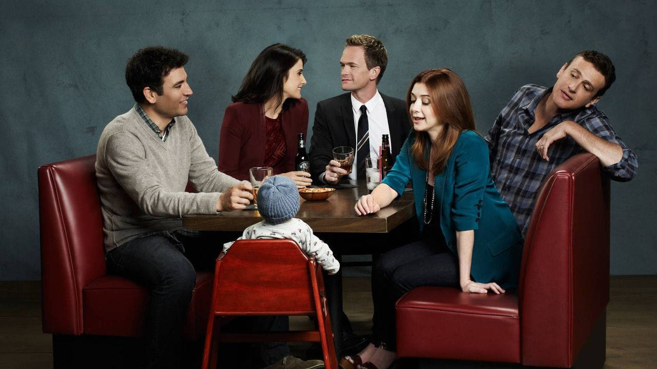 Main Characters from the Popular Television Series, 'How I Met Your Mother' Wallpaper