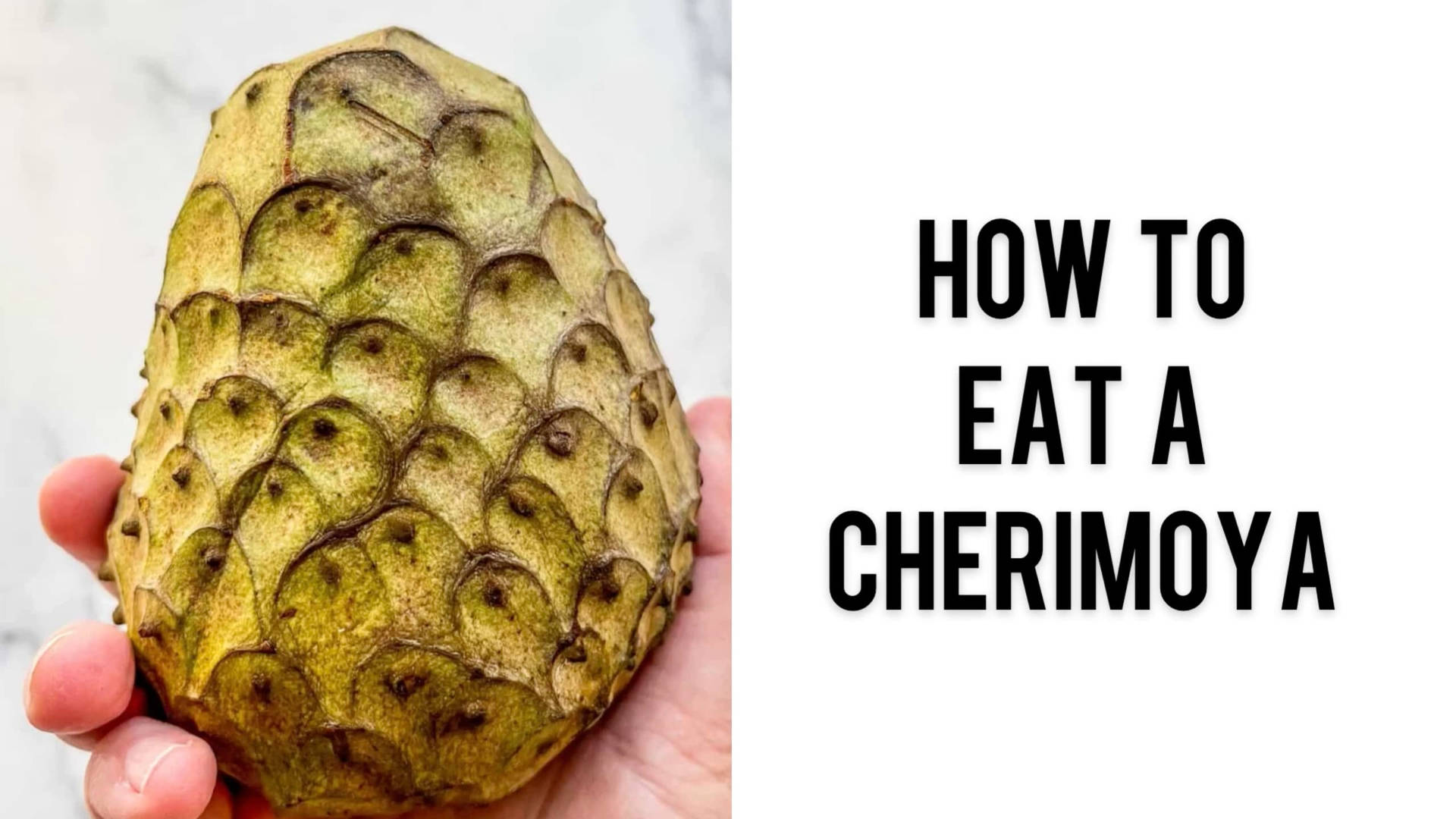 How To Eat A Cherimoya Picture