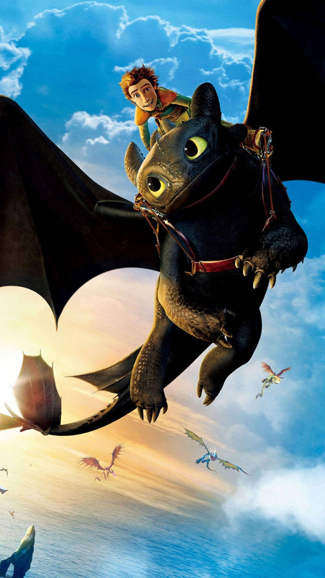 How To Train Your Dragon 1 Poster Background