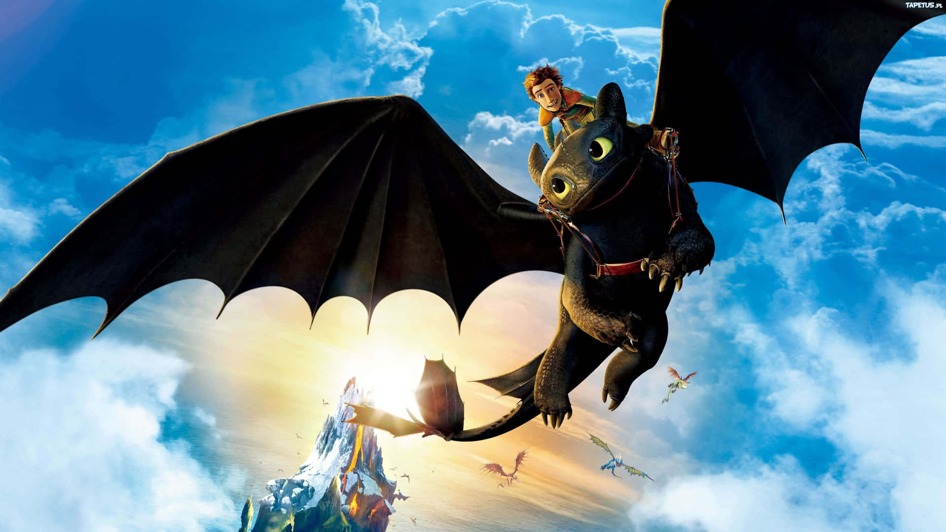 Nyeeventyr Venter I 'how To Train Your Dragon 4k', Der Nu Kan Streames! Wallpaper