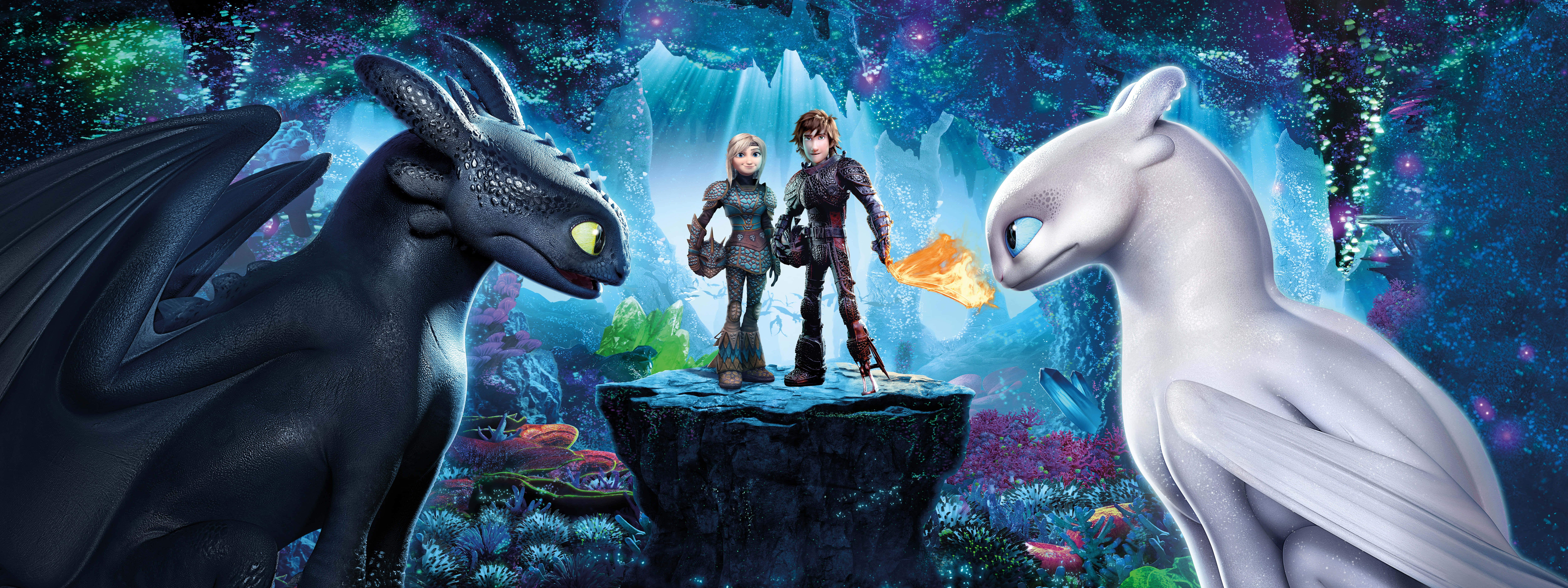 Experience the world of 'How to Train Your Dragon' in stunning 4k resolution Wallpaper