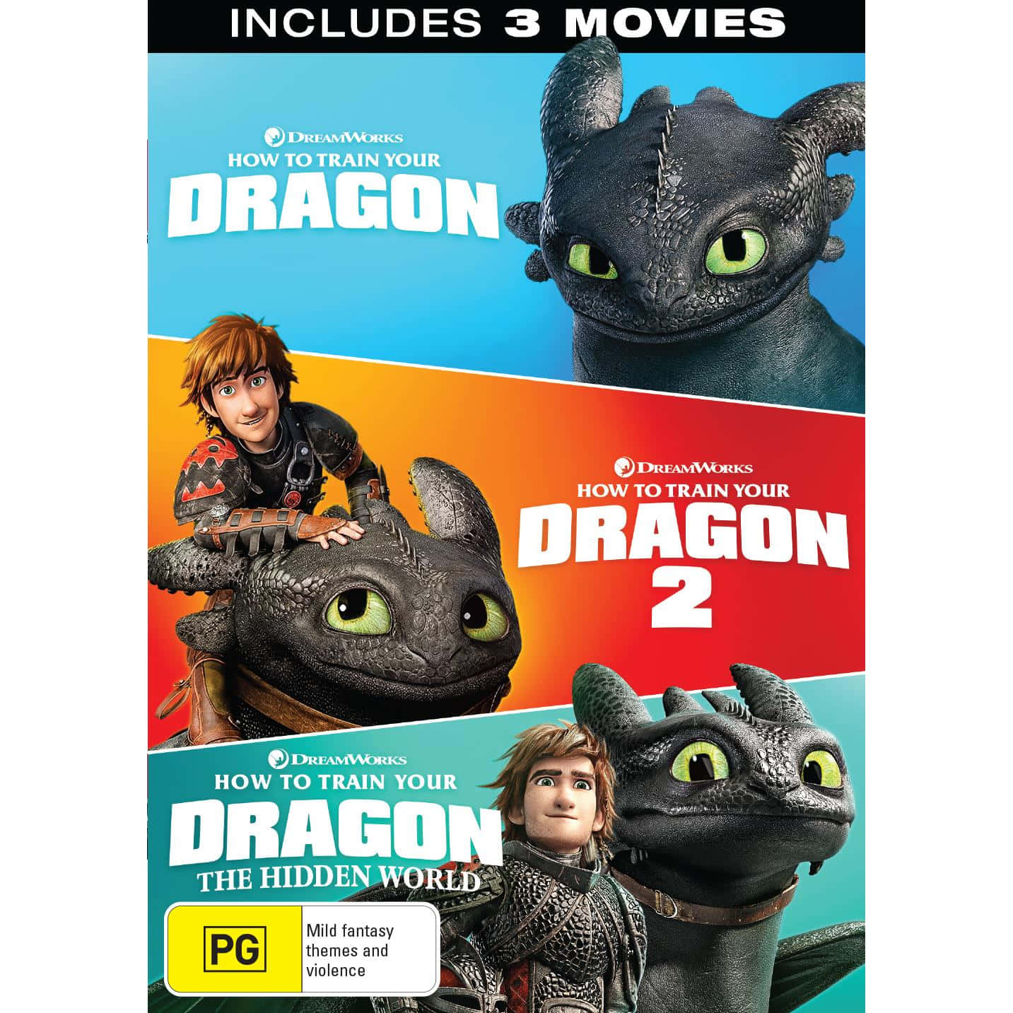 How To Train Your Dragon Three Movies Picture
