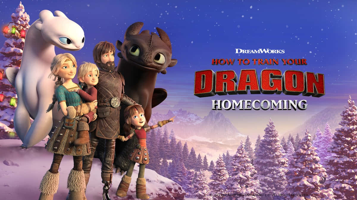Overfør How To Train Din Dragon Homecoming Cover Billede