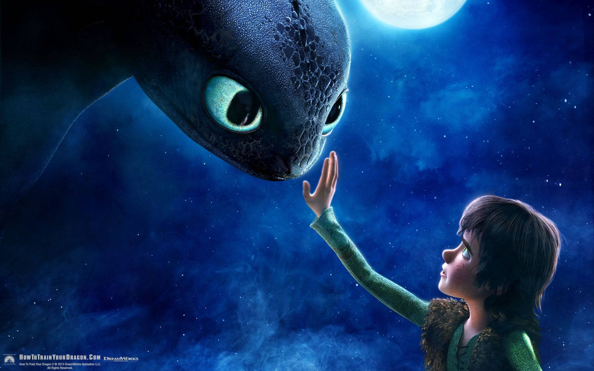 How To Train Your Dragon Toothless And Hiccup Background