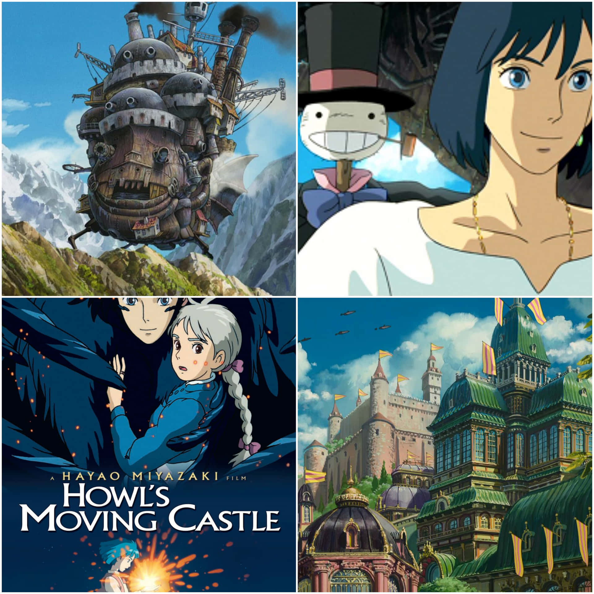 Howl's Moving Castle, a tranquil meadow