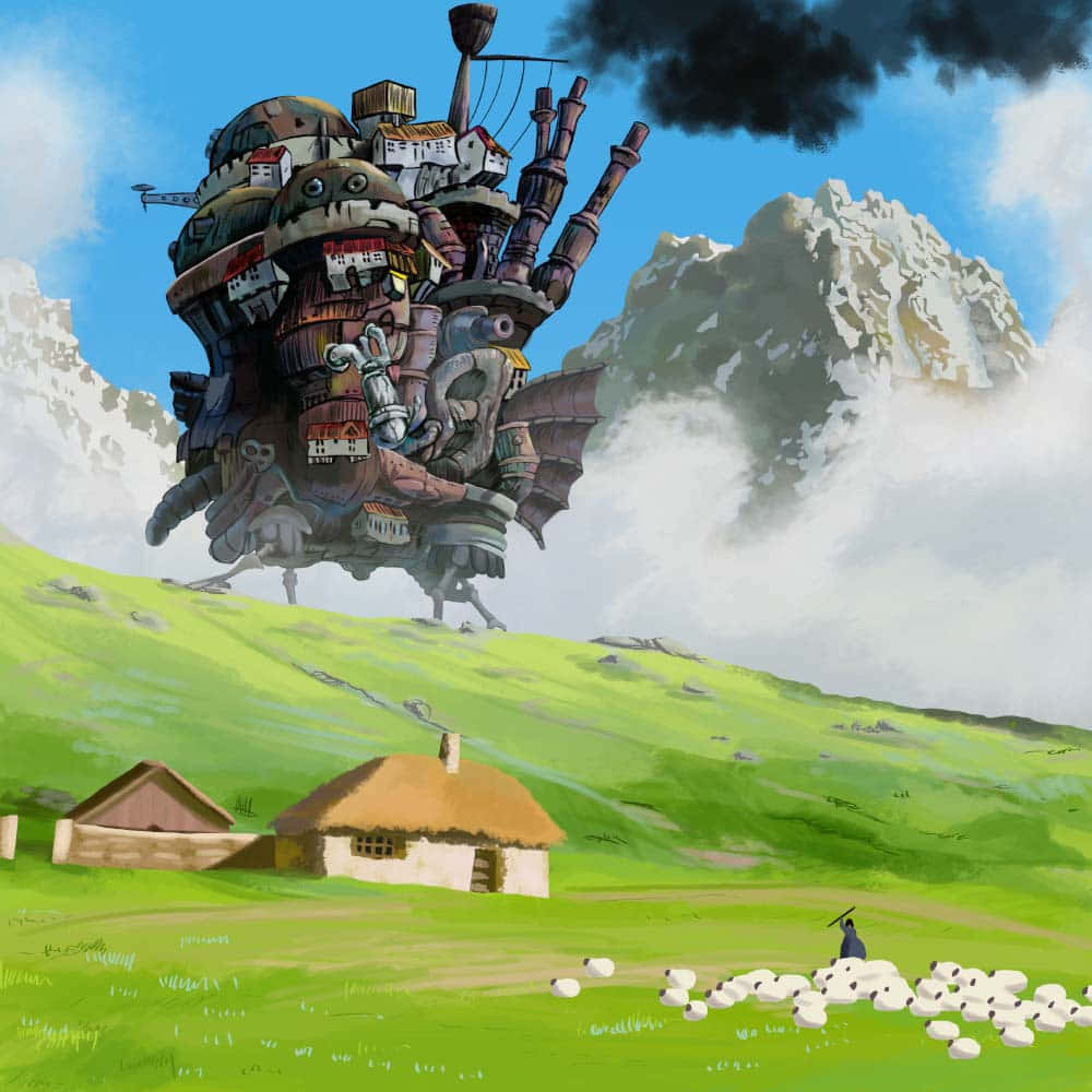 Рисунки аниме Ходячий замок