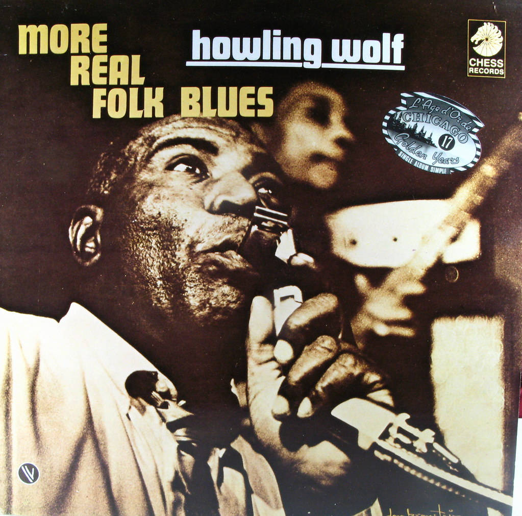 Howlin Wolf More Real Folk Blues Album Cover Wallpaper