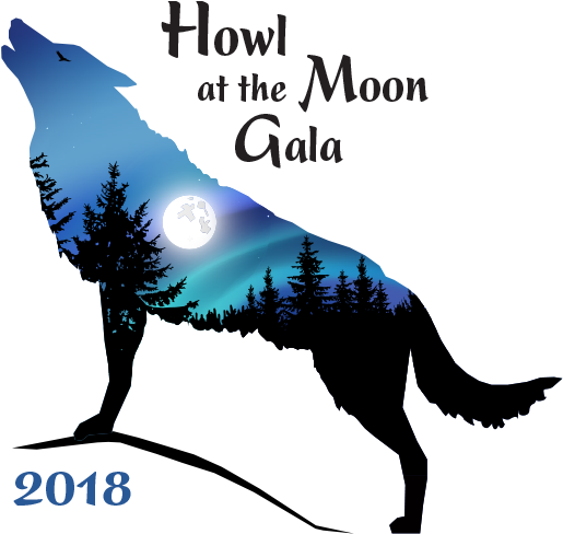 Howling Wolf Moonlight Silhouette2018 PNG