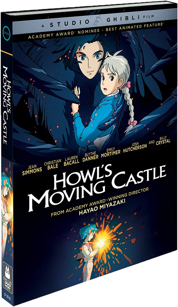 Howls Moving Castle D V D Cover PNG