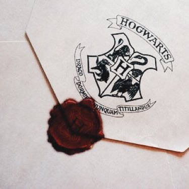 Hp Aesthetic Hogwarts Envelope With Red Seal