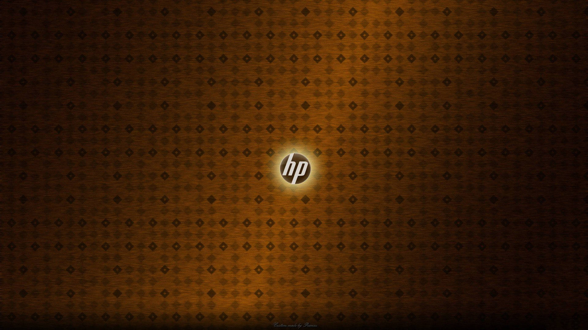 Hp Classic Golden-brown Logo