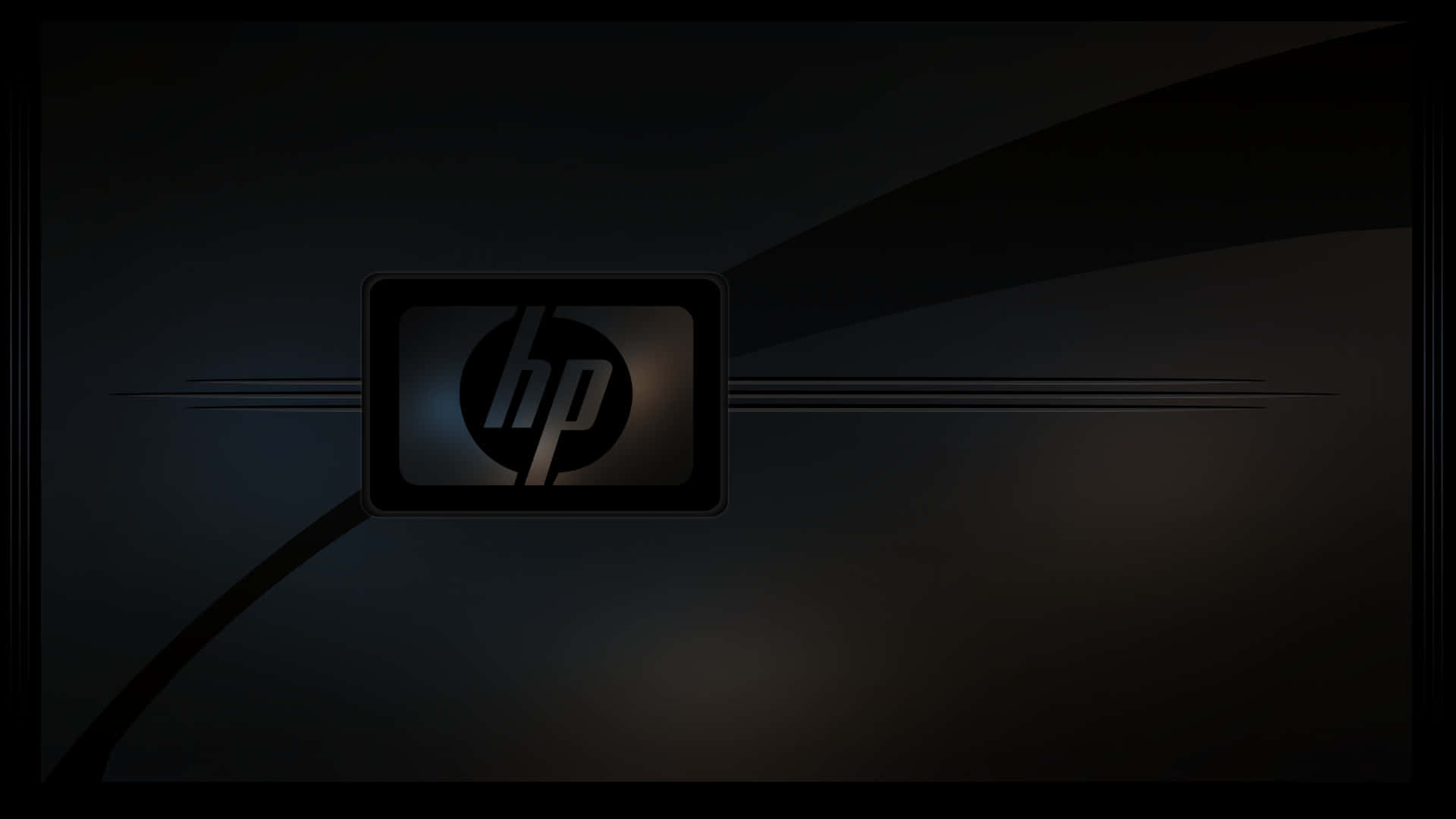 HP Desktop Model in a modern office setting Wallpaper
