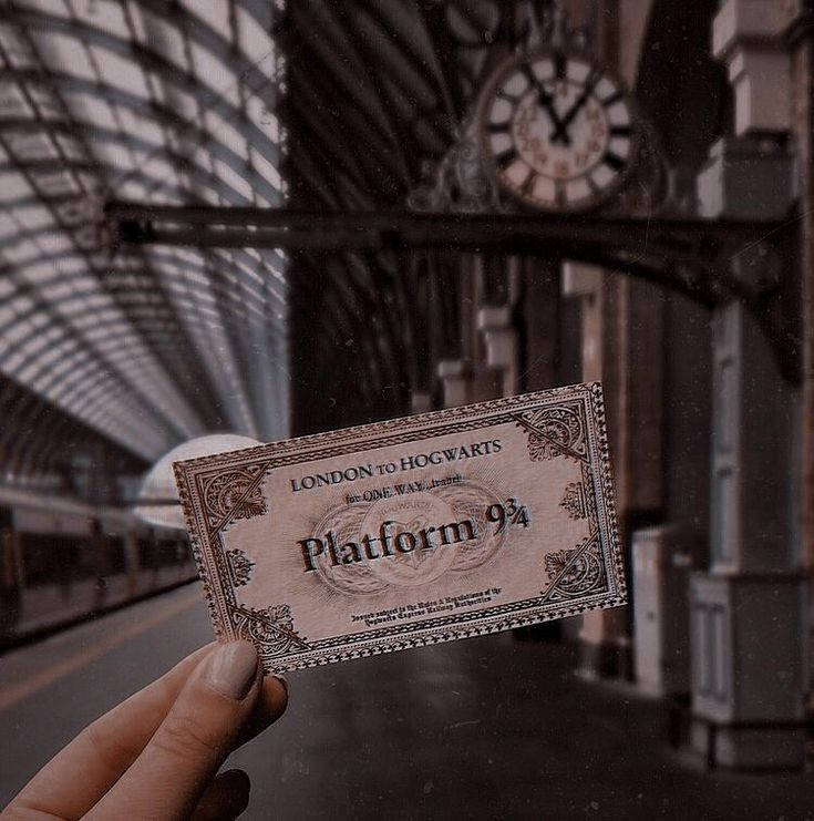 Hp Hogwarts Express Ticket Aesthetic