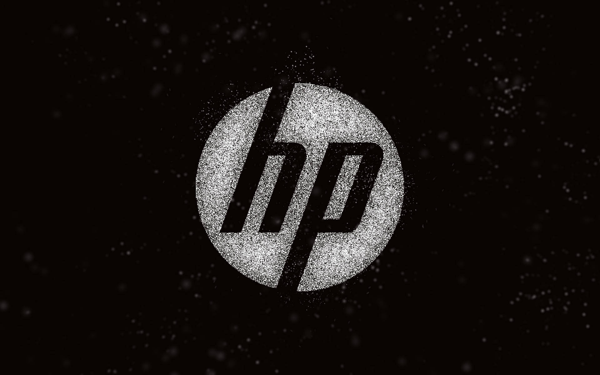 Hp Laptop Logo Smuldrer Til Støv Wallpaper