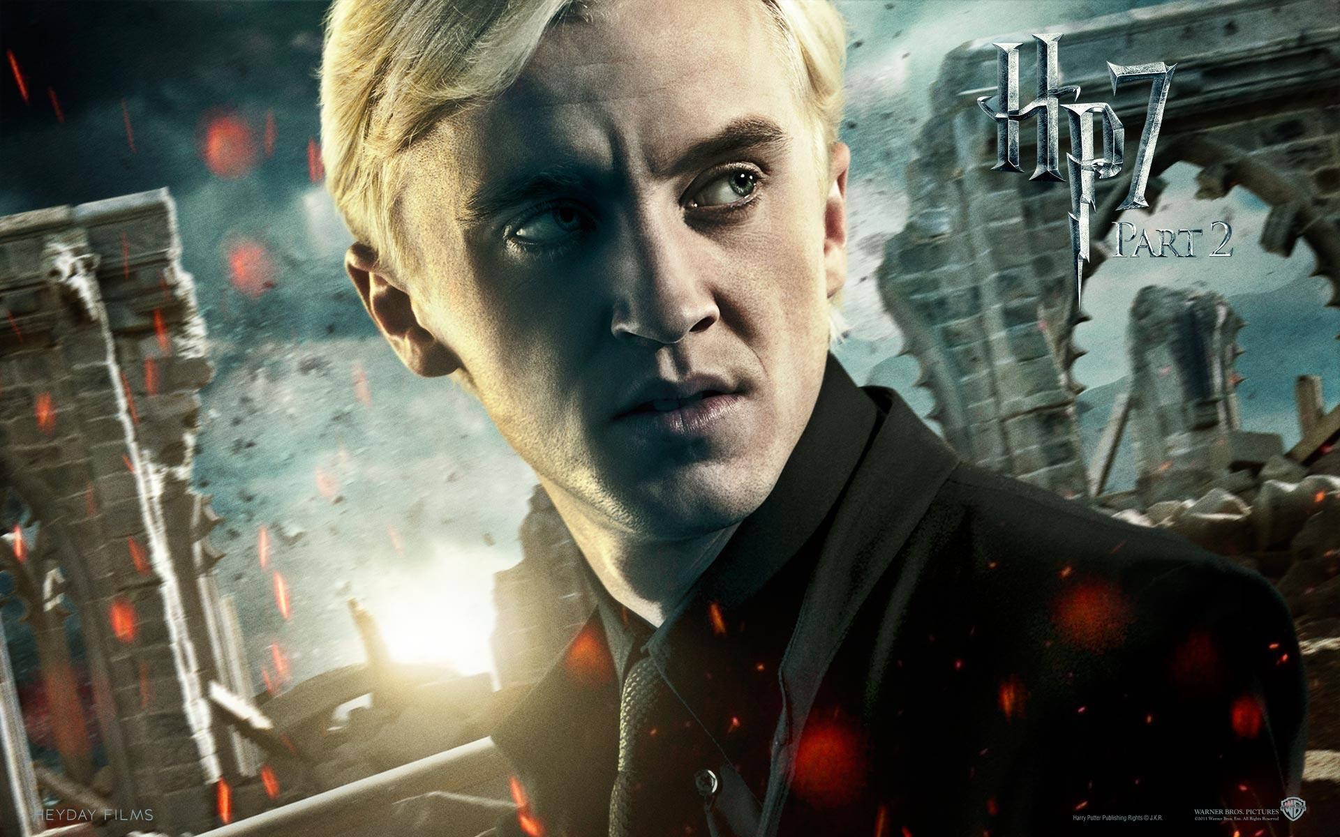 Hp7 Part 1 Draco Malfoy Aesthetic Background