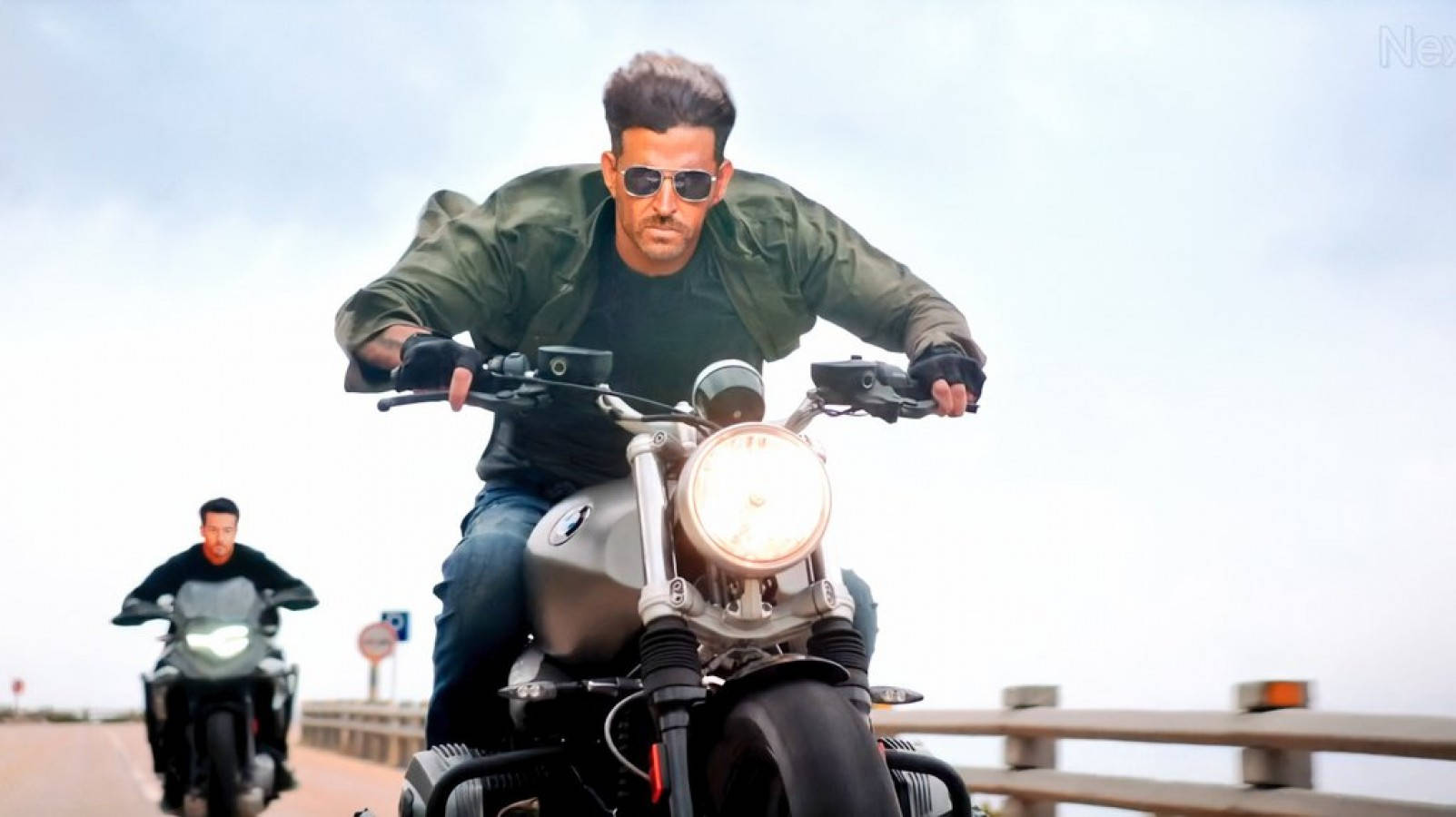 Hrithik Roshan War Movie Motorcycle Scene