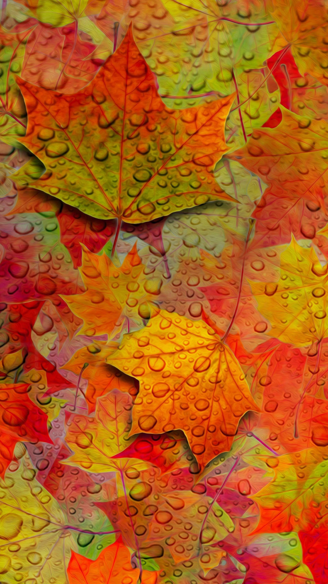 Htc Maple Leaves Wallpaper