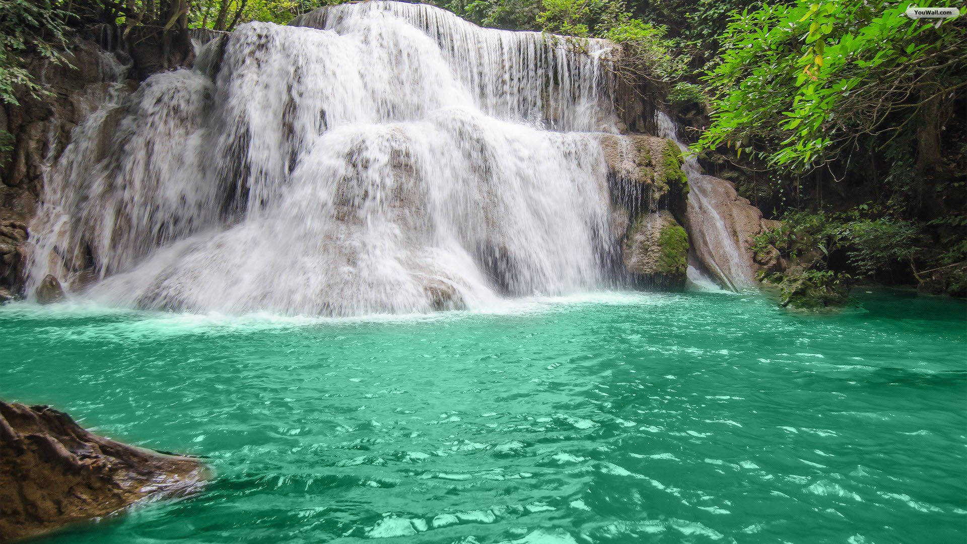 Huai Mae Khamin Waterfall Hd