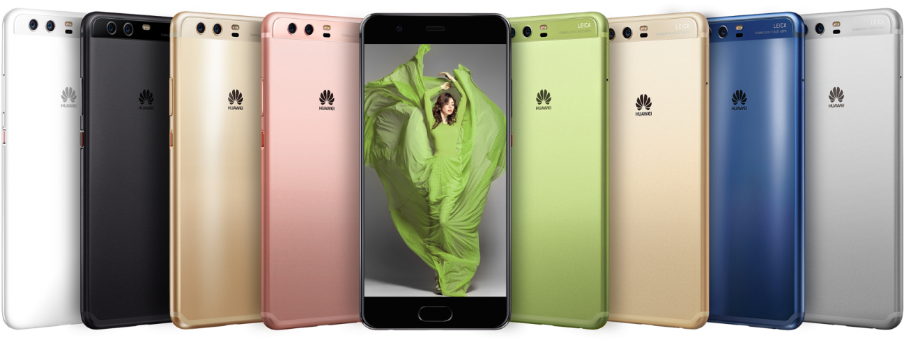 Huawei Smartphone Color Options PNG