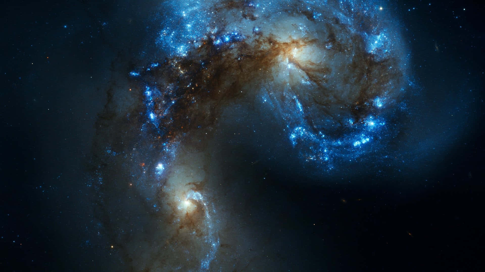 Udforskde Gamle Stjerner Og Fjerne Galakser I Universet Med Det Utrolige Hubble 4k Rumteleskop. Wallpaper