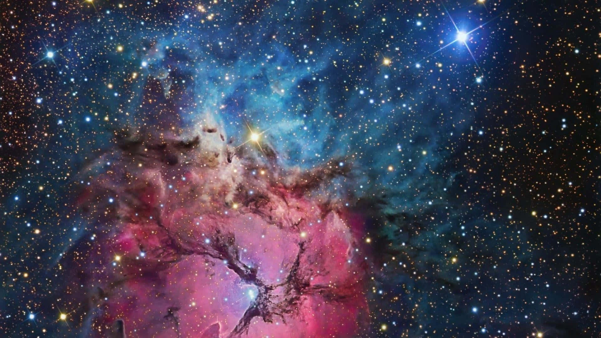 Denspektakulära Utsikten Över Universum Fångad Av Hubble-rymdteleskopet Wallpaper