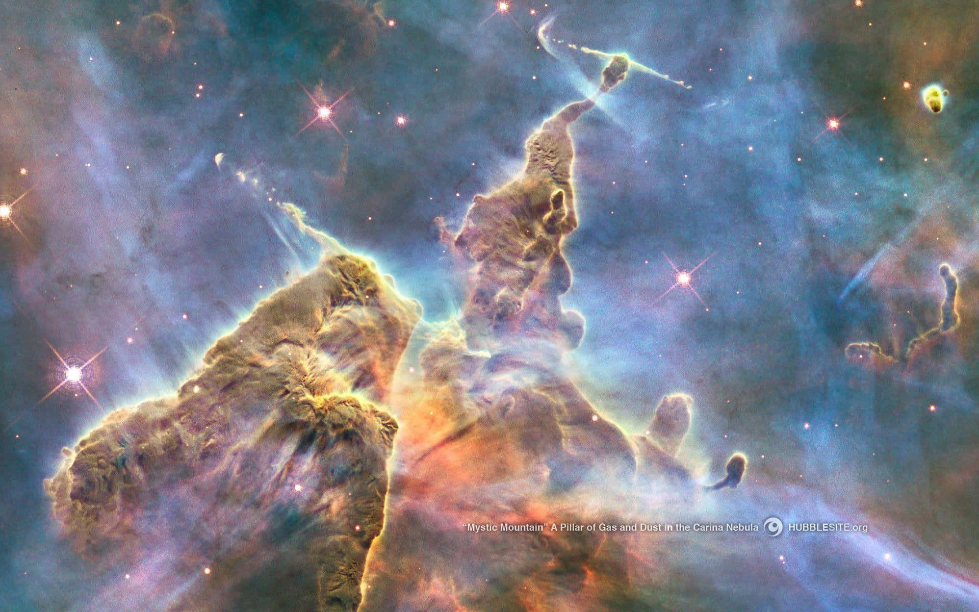 Deforbløffende Undere I Universet Set Gennem Hubble 4k Teleskopet. Wallpaper
