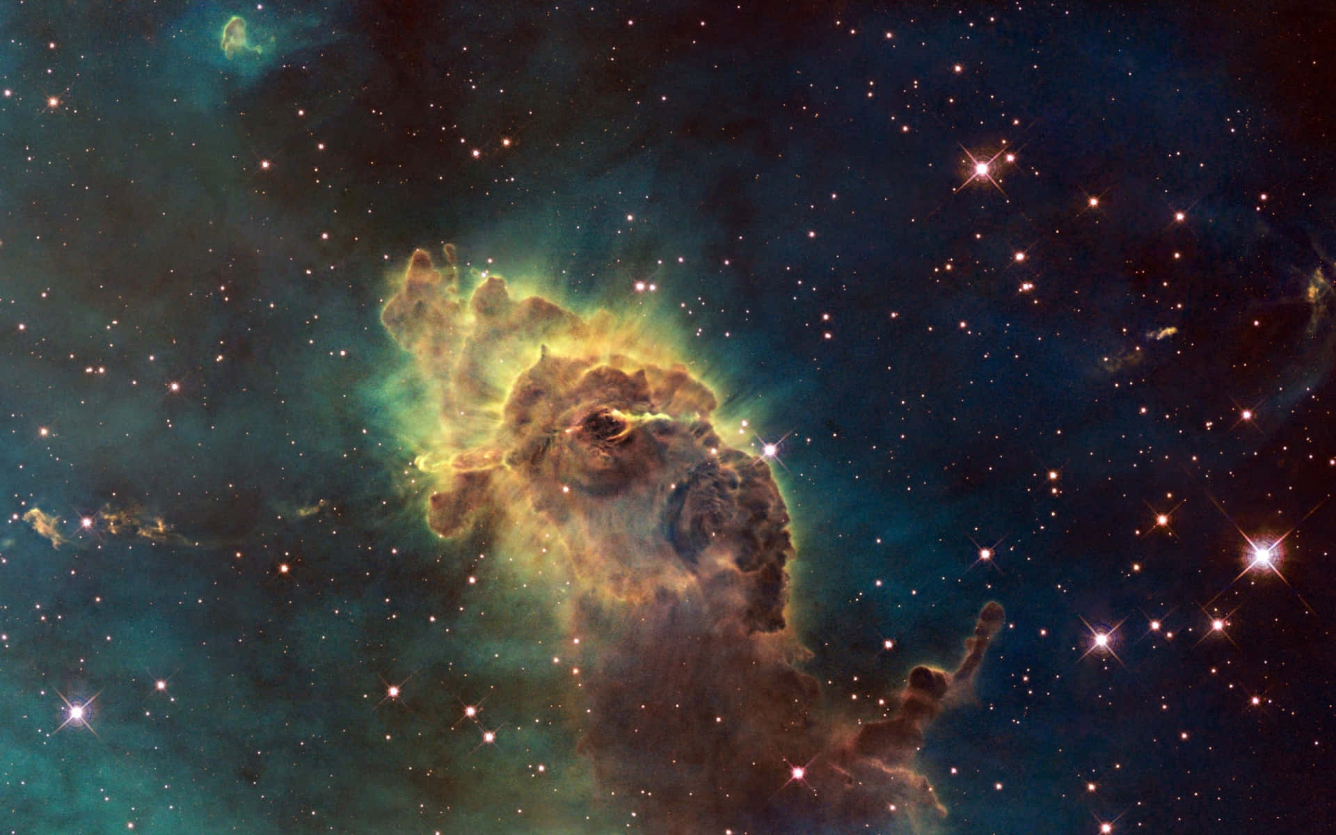 Enfabelagtig Udsigt Over Universet Fanget Af Hubble 4k. Wallpaper
