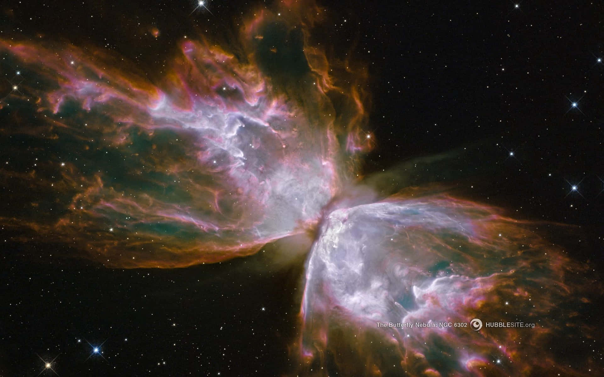 Umavista De Tirar O Fôlego Do Espaço E As Cores Majestosas Do Céu Noturno, Capturadas Pelo Telescópio Hubble. Papel de Parede