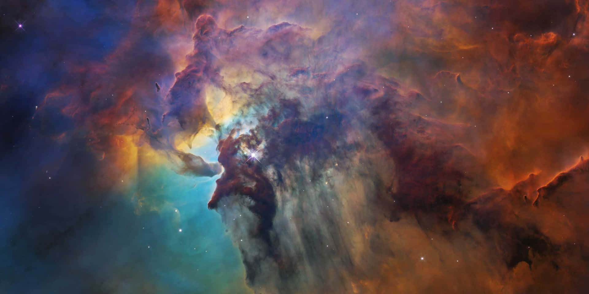 Tagpå En Rejse Til Stjernerne Med Dette Livlige Billede Af Hubble Teleskopet I 4k Opløsning. Wallpaper