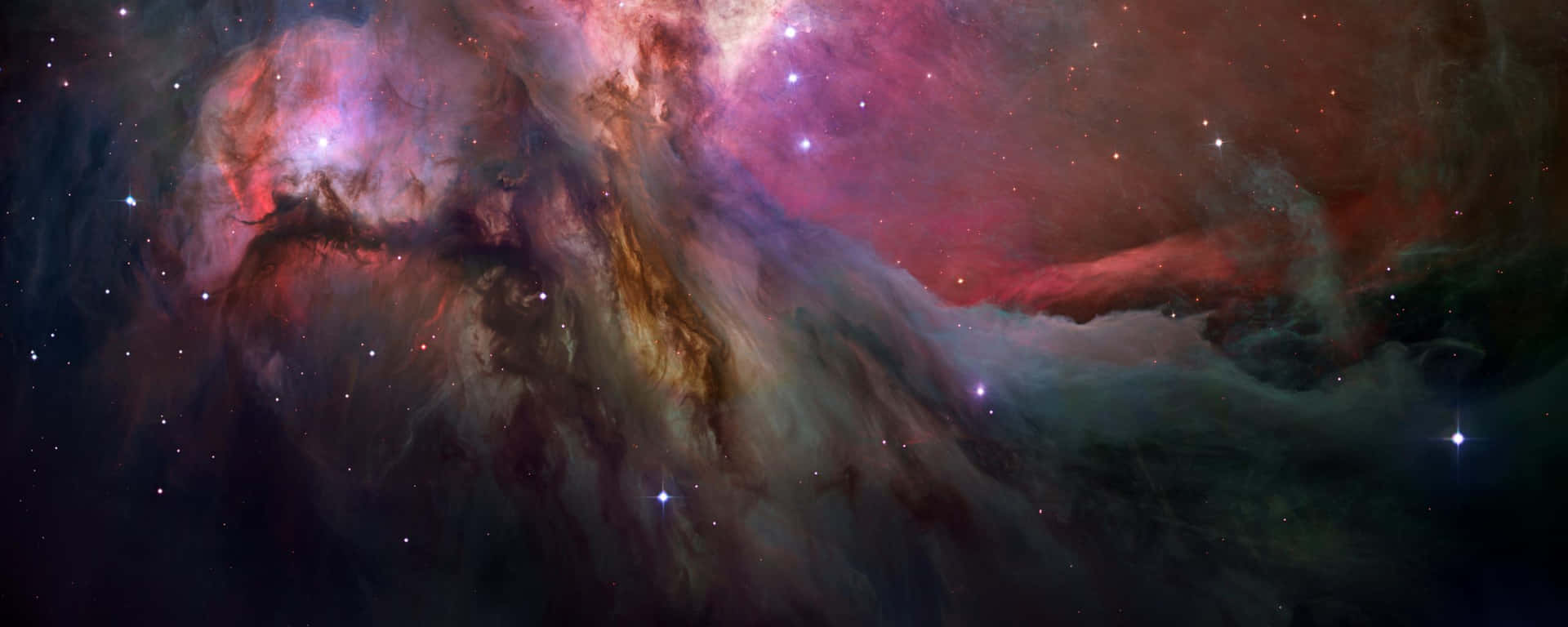 Astronomiskprakt: En Fantastisk Bild Av Stjärnbildning Från Hubble-teleskopet Wallpaper