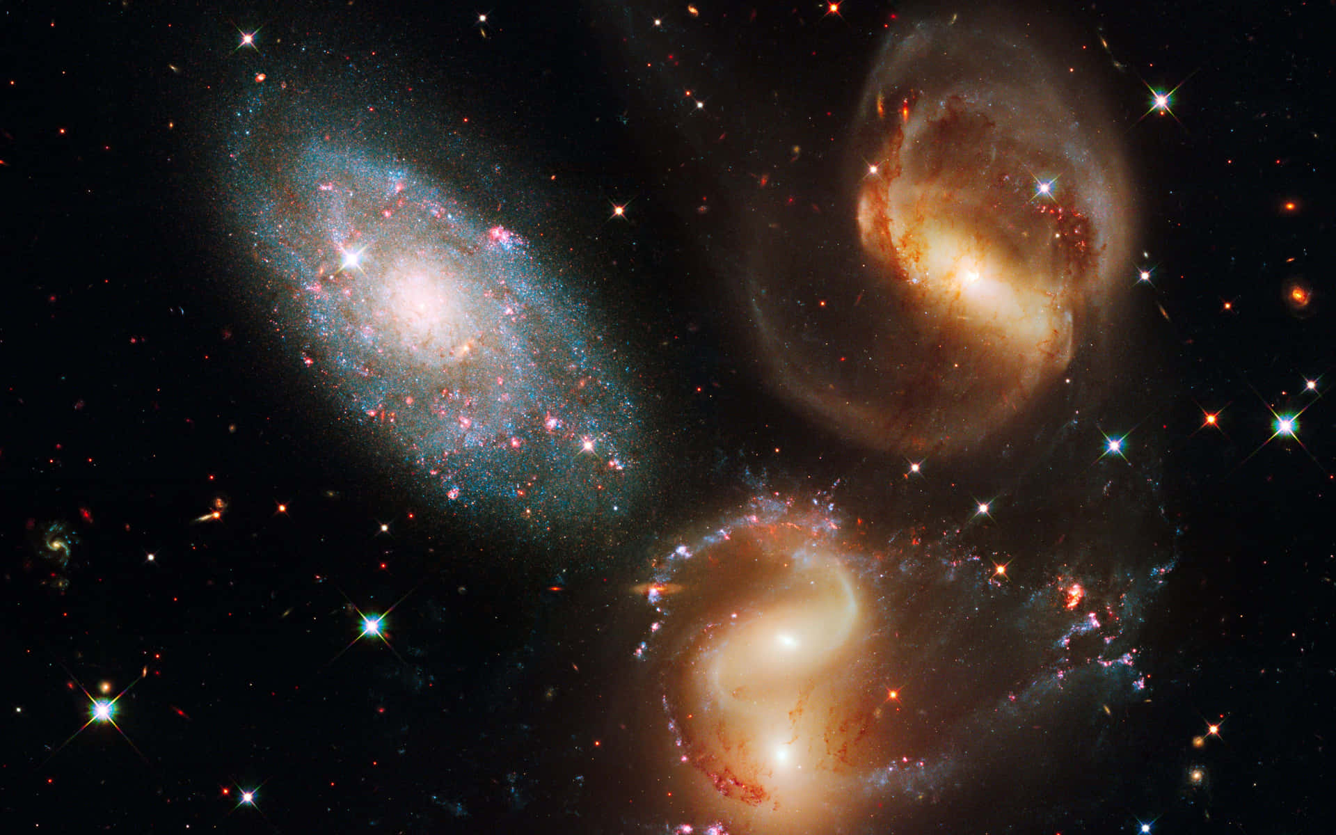 Upptäckskönheten I Vårt Universum Med Hubble 4k Wallpaper