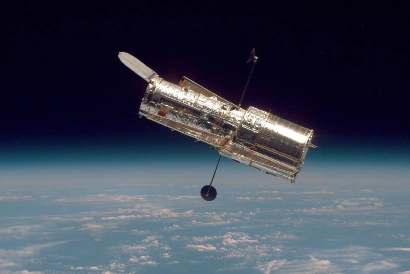 The Hubble Space Telescope Capturing the Beauty of Outer Space Wallpaper