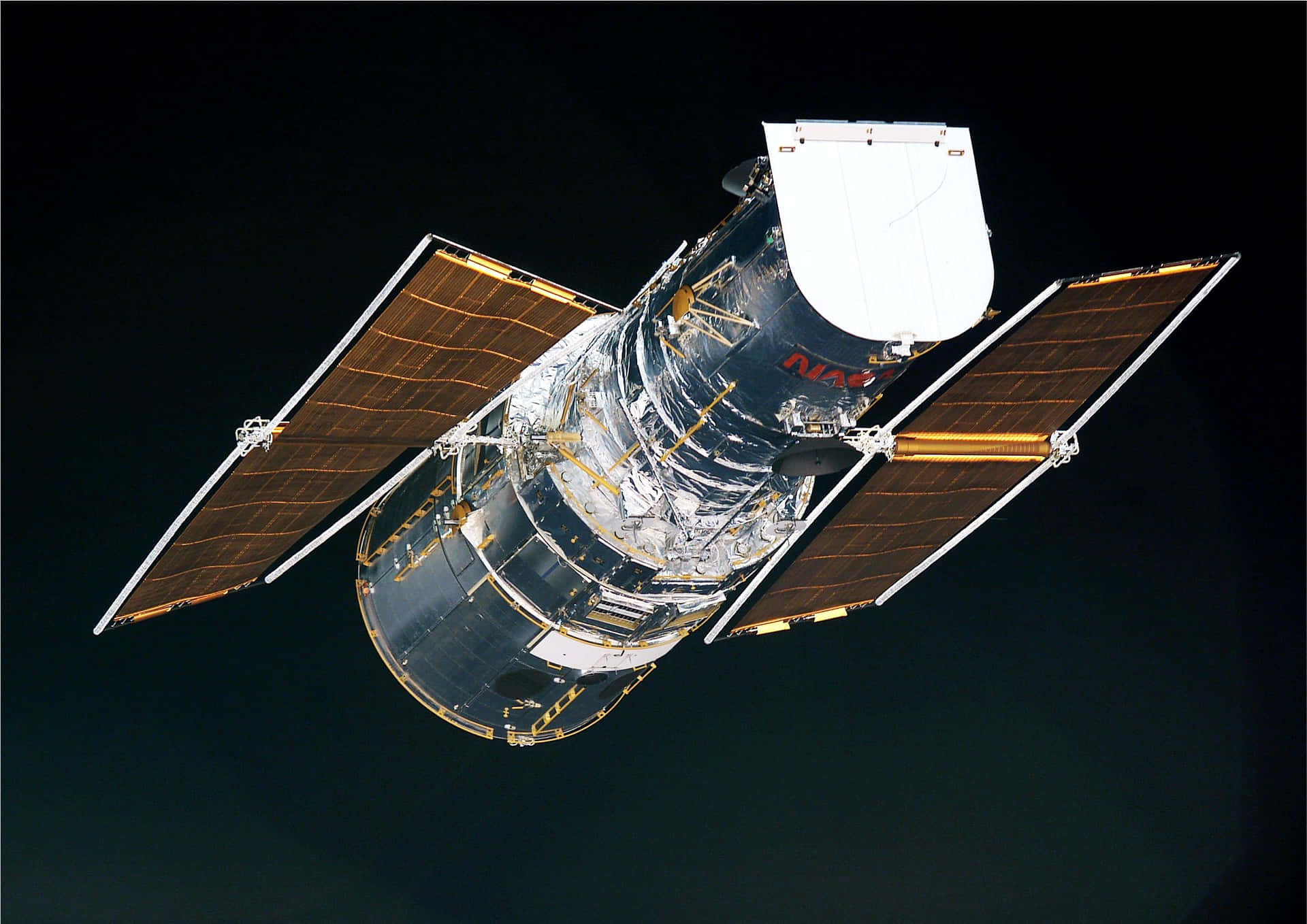 Majestic Hubble Space Telescope capturing the wonders of the universe. Wallpaper