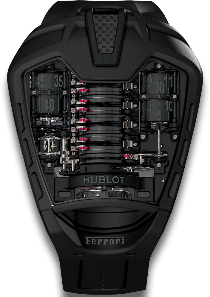 Hublot Ferrari Black Watch PNG
