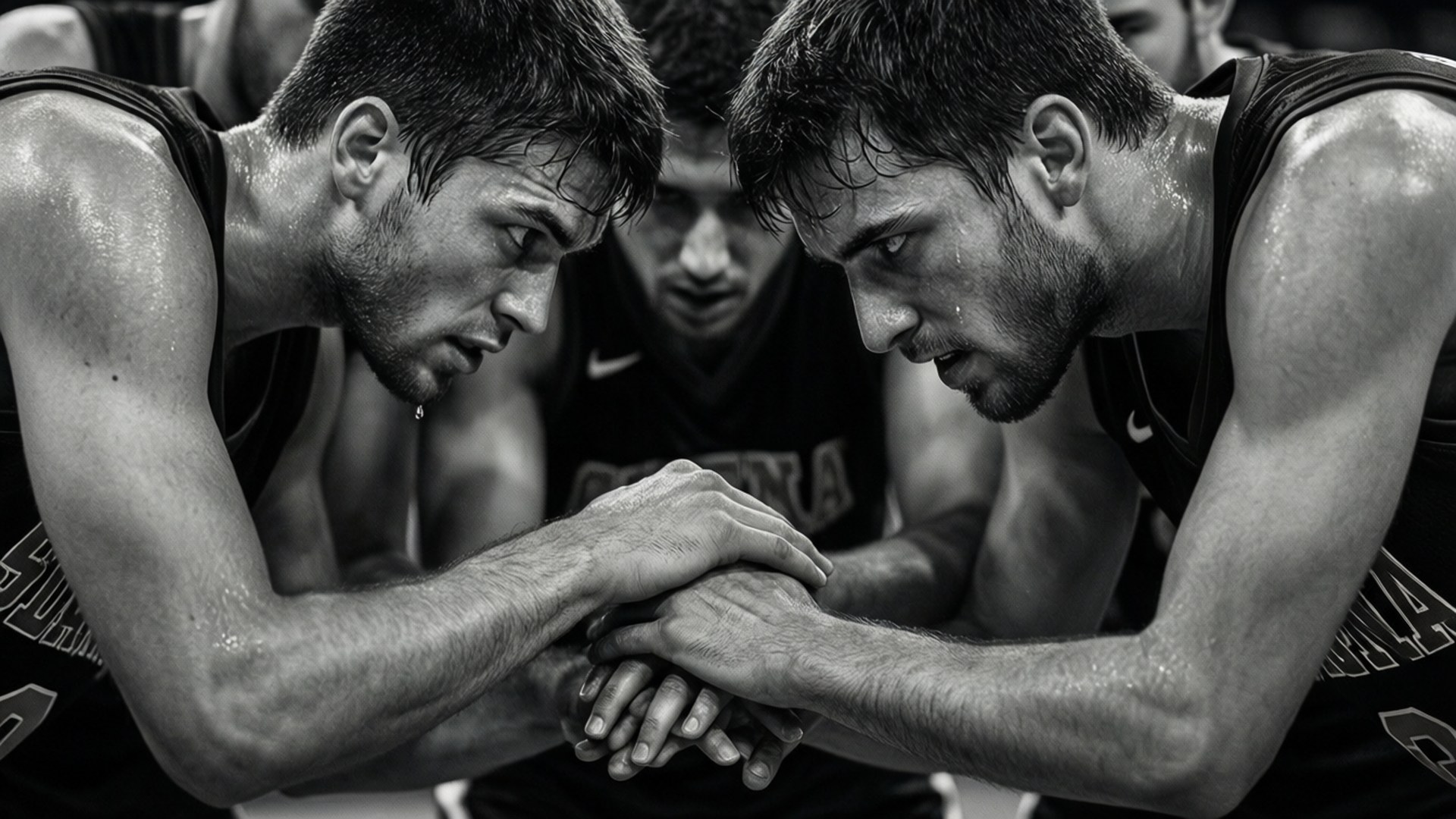 Huddle avant le tipoff Fonds d'écran