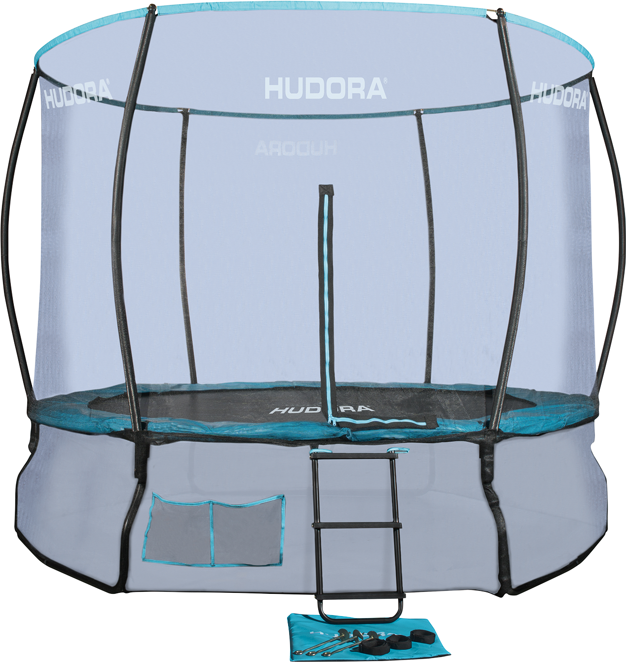 Hudora Trampolinewith Safety Net PNG