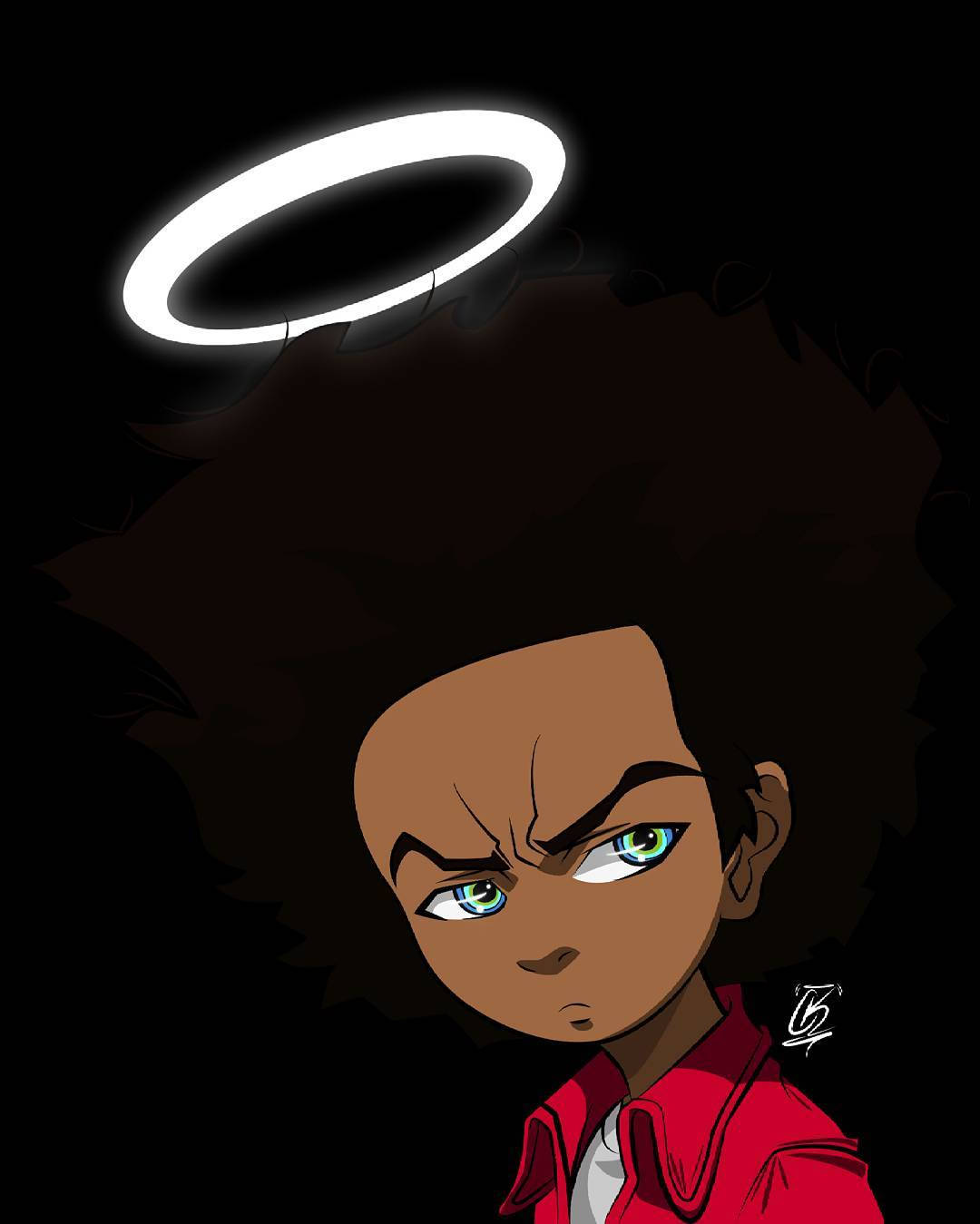 Download whats Up Its Huey Freeman From The Boondocks Wallpaper   Wallpaperscom