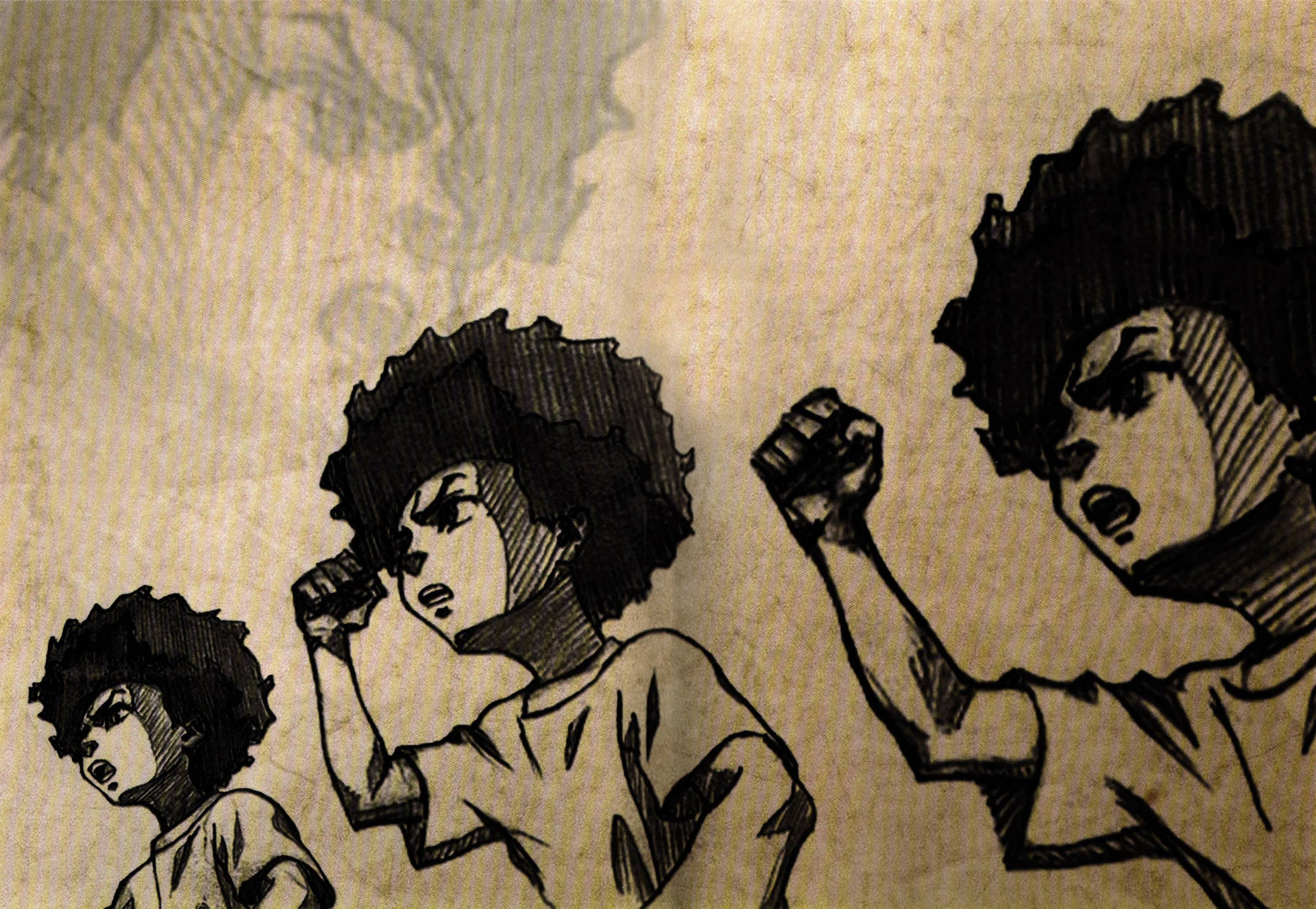 Hueyhebt Die Faust - Boondocks Hd Wallpaper