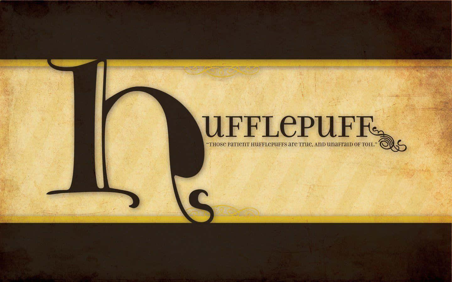 "A Warm Welcome to All Members of Hufflepuff!"