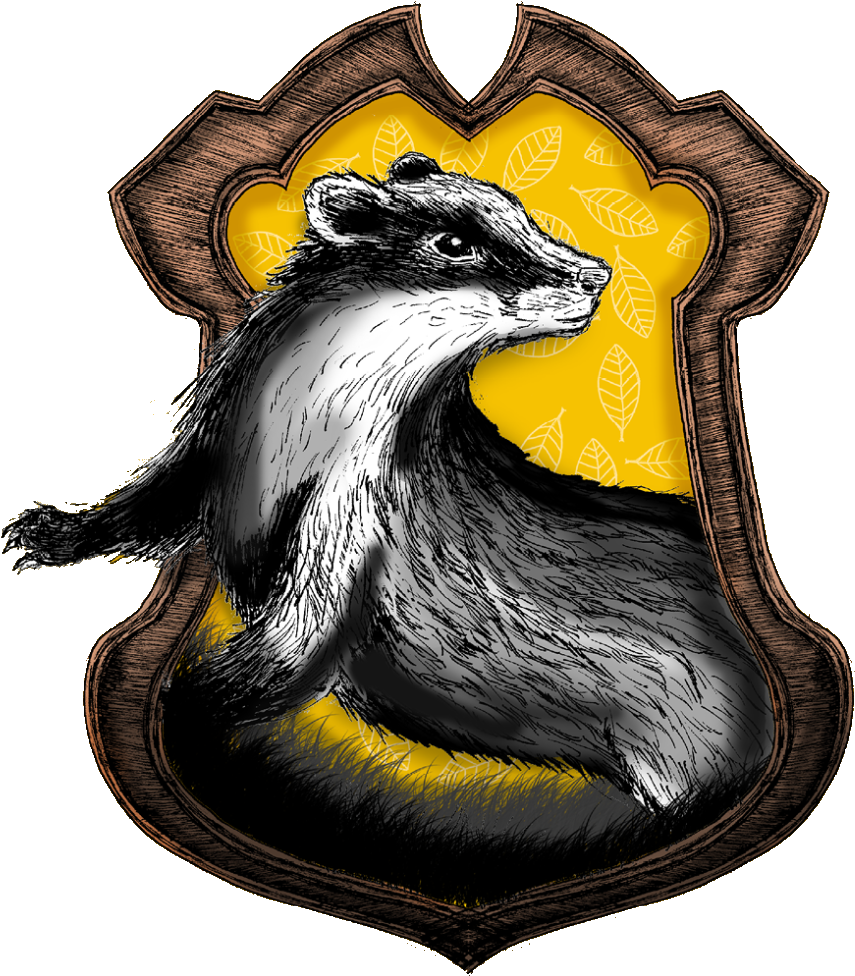 Download Hufflepuff Badger Crest Art | Wallpapers.com