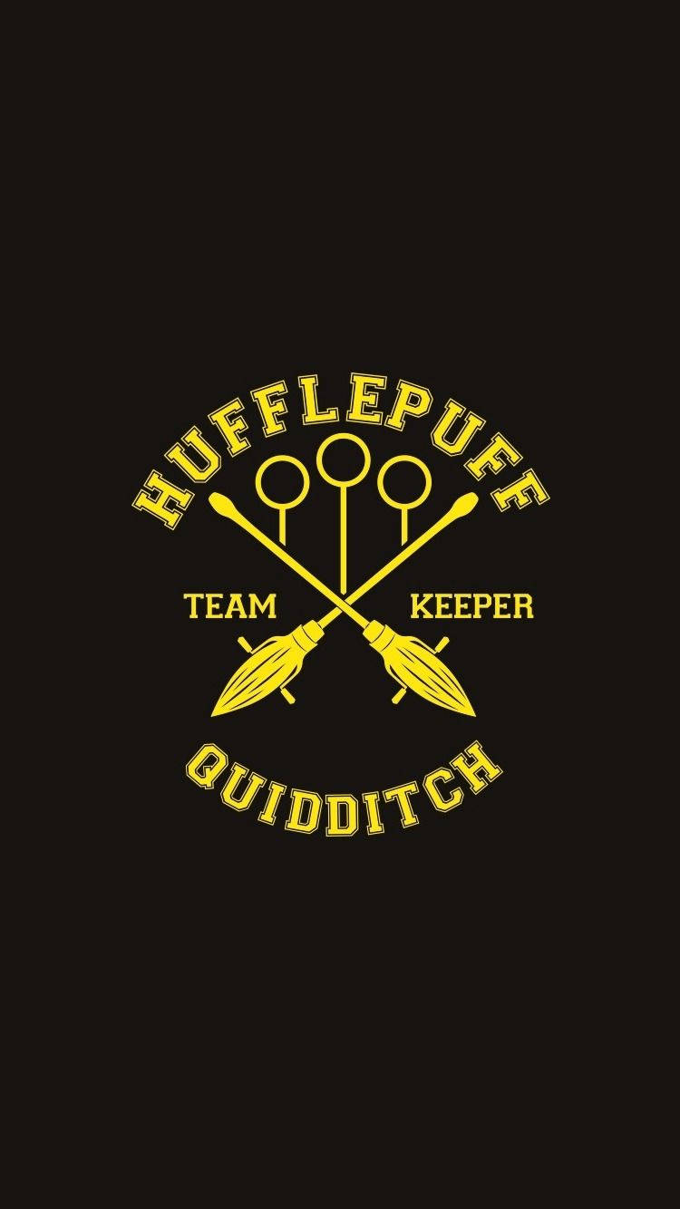 Fly Through the Sky with the Hufflepuff Quidditch Team! Wallpaper