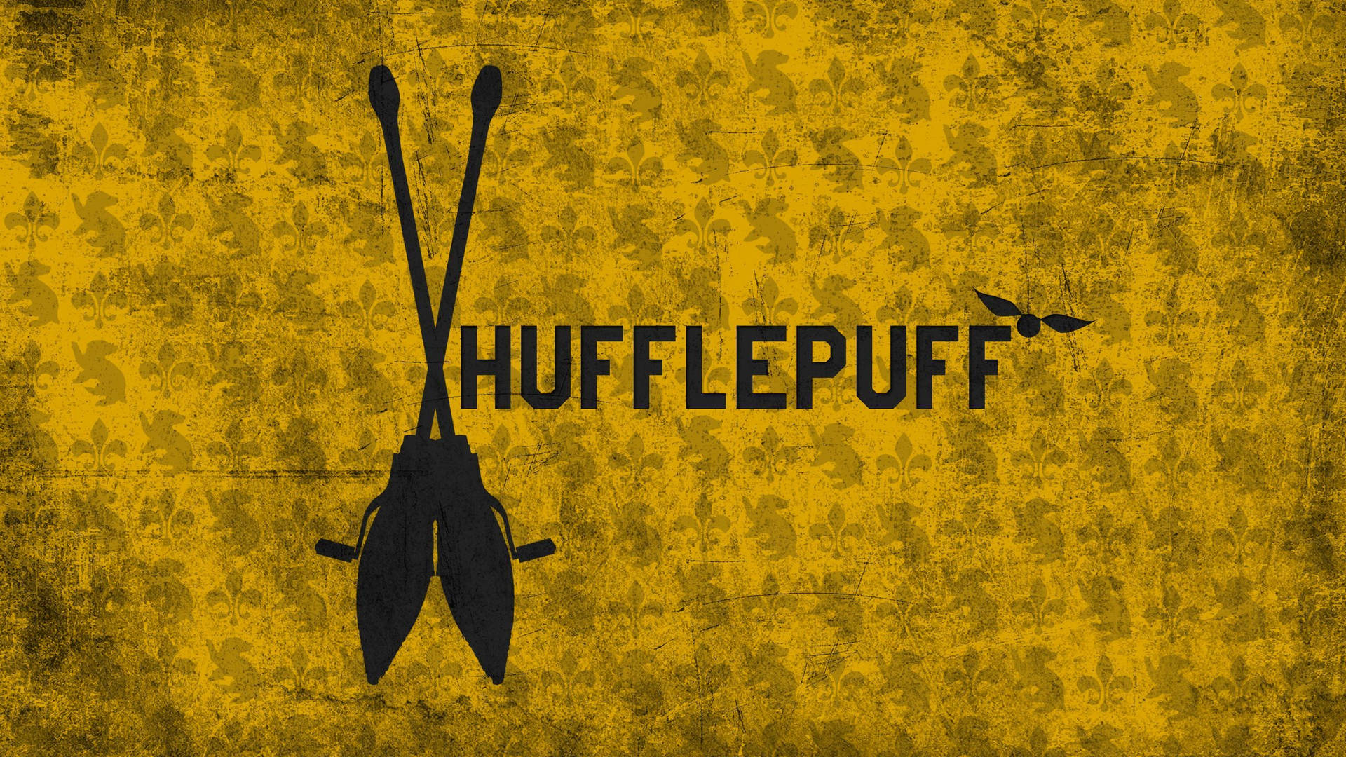 Hufflepuff Quidditch Logo Harry Potter Laptop Wallpaper