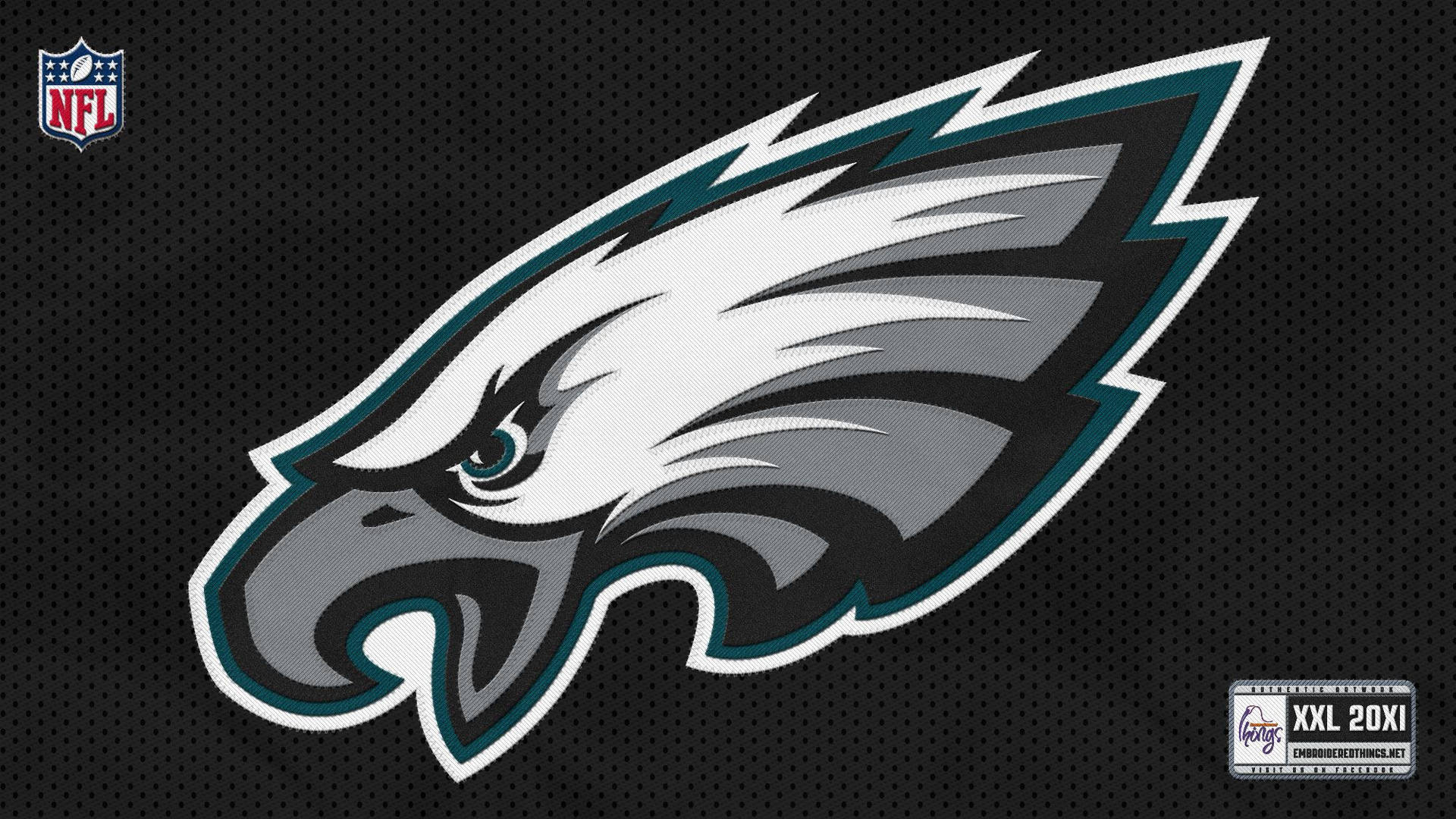Huge Philadelphia Eagles Logo Wallpaper