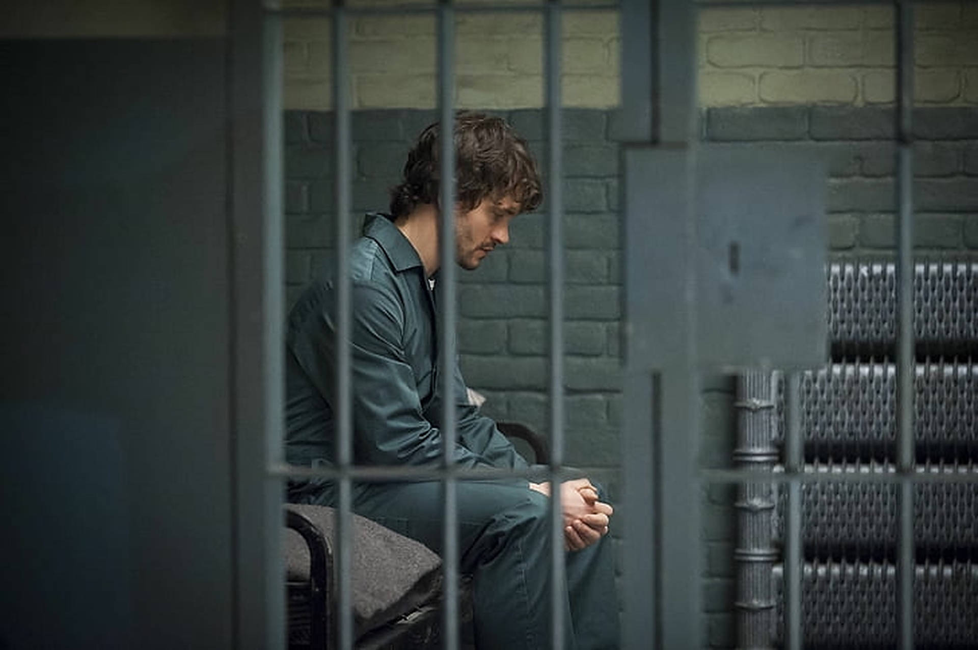 Hugh Dancy In Prison Cell