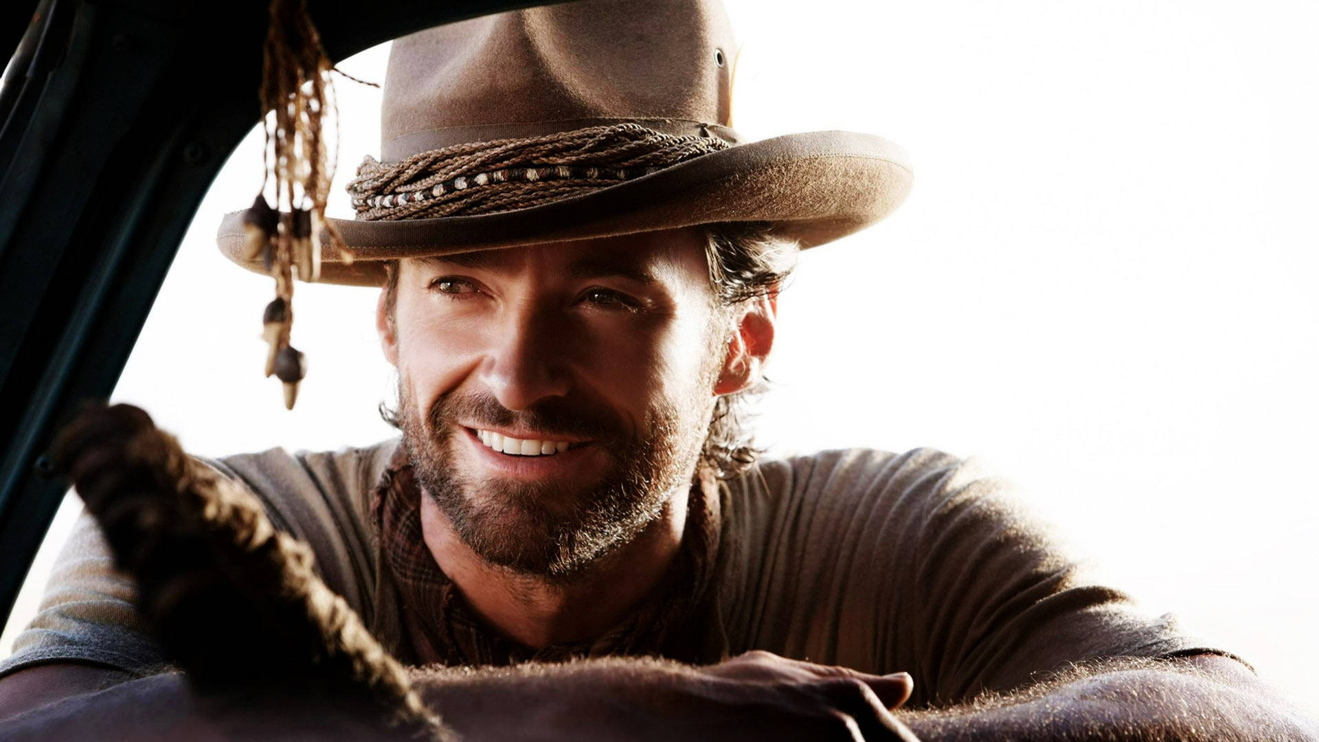 Hugh Jackman In Cowboy Hat