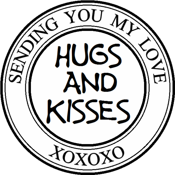 Hugsand Kisses Seal PNG