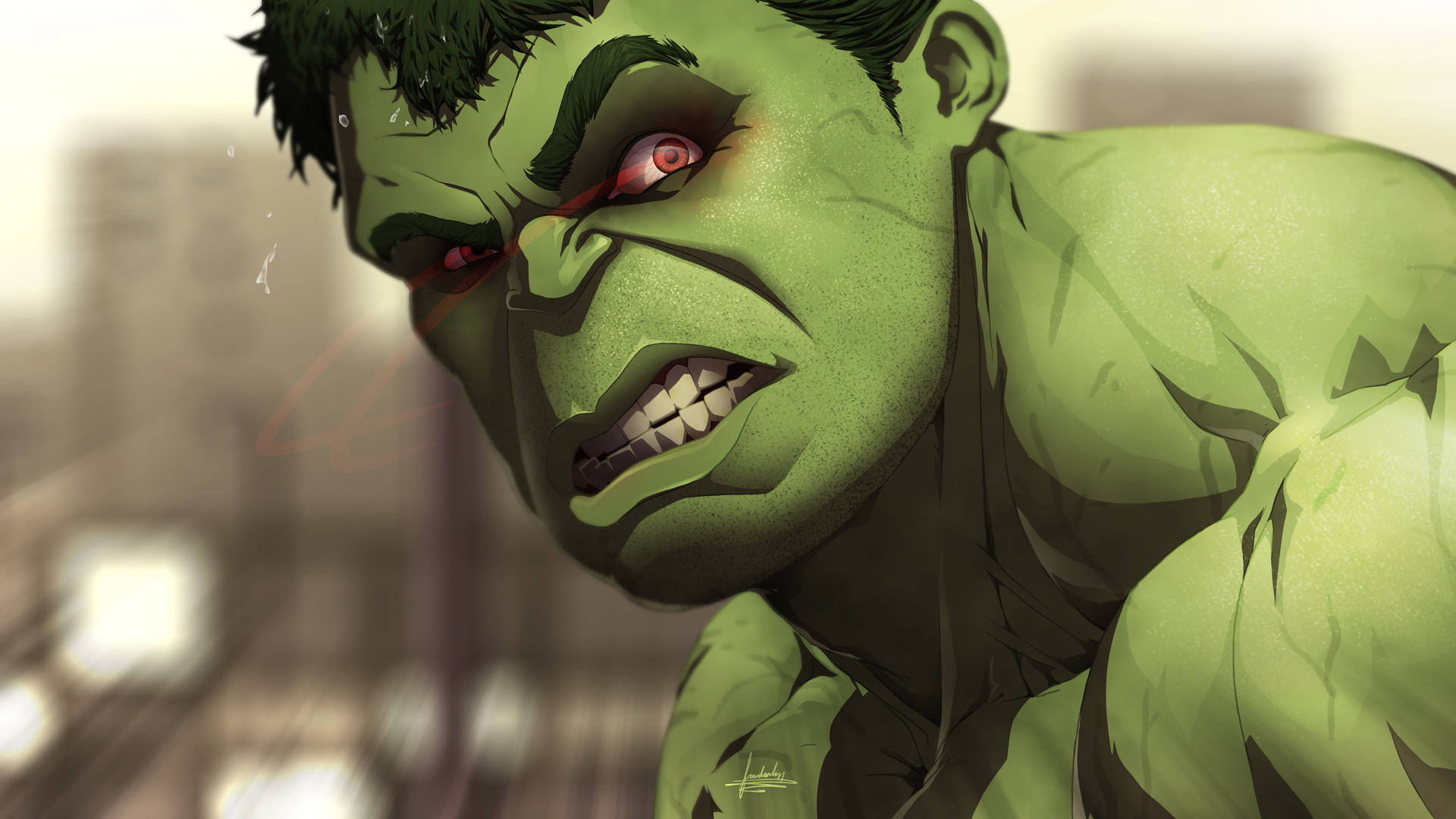 Hulk Amazing Artwork 4k Background