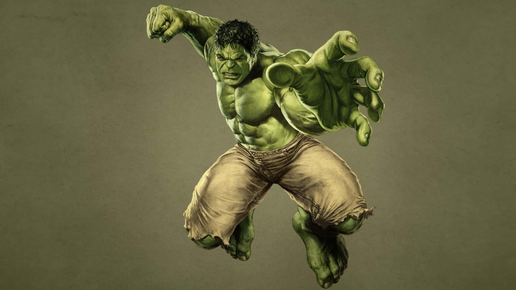 Artecautivador Del Gigante Verde Enojado, Hulk.